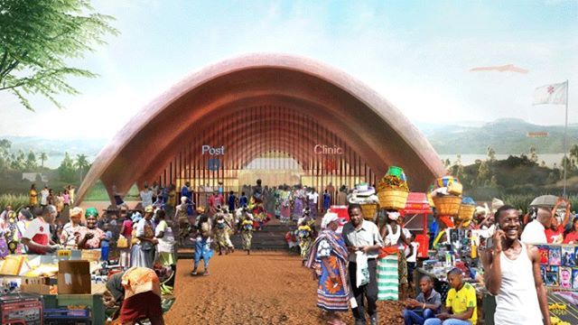 Projekt lotniska dla dronów w Rwandzie