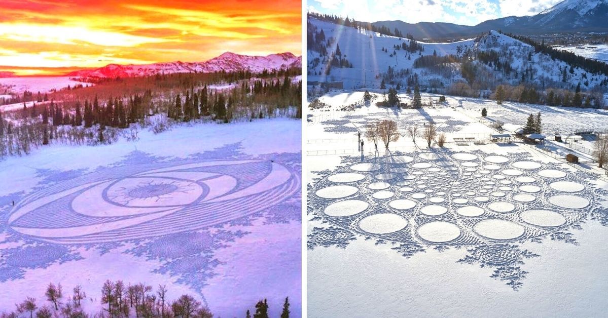 17 Beautiful Images Created in Snow and Sand