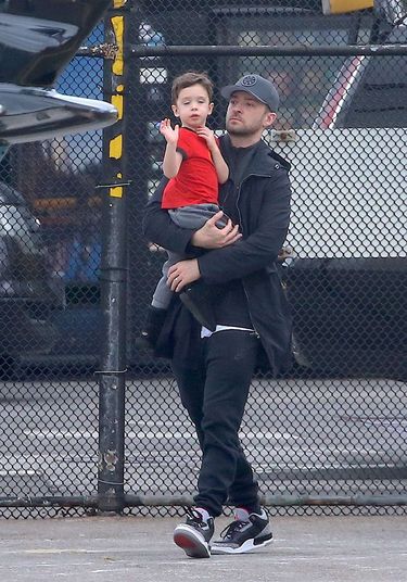 Justin Timberlake i Jessica Biel z synem przyłapani przez paparazzi