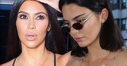 Kendall Jenner w długich zamszowych kozakach w upalny dzień! A razem z nią prawie naga Kim!
