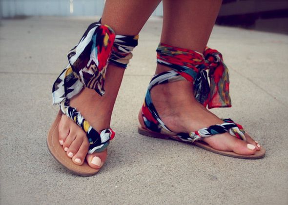 Ankle Wrap Sandals