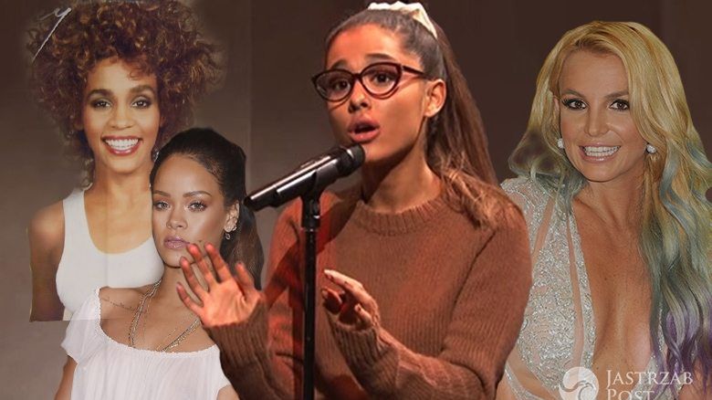 Ariana Grande naśladuje gwiazdy