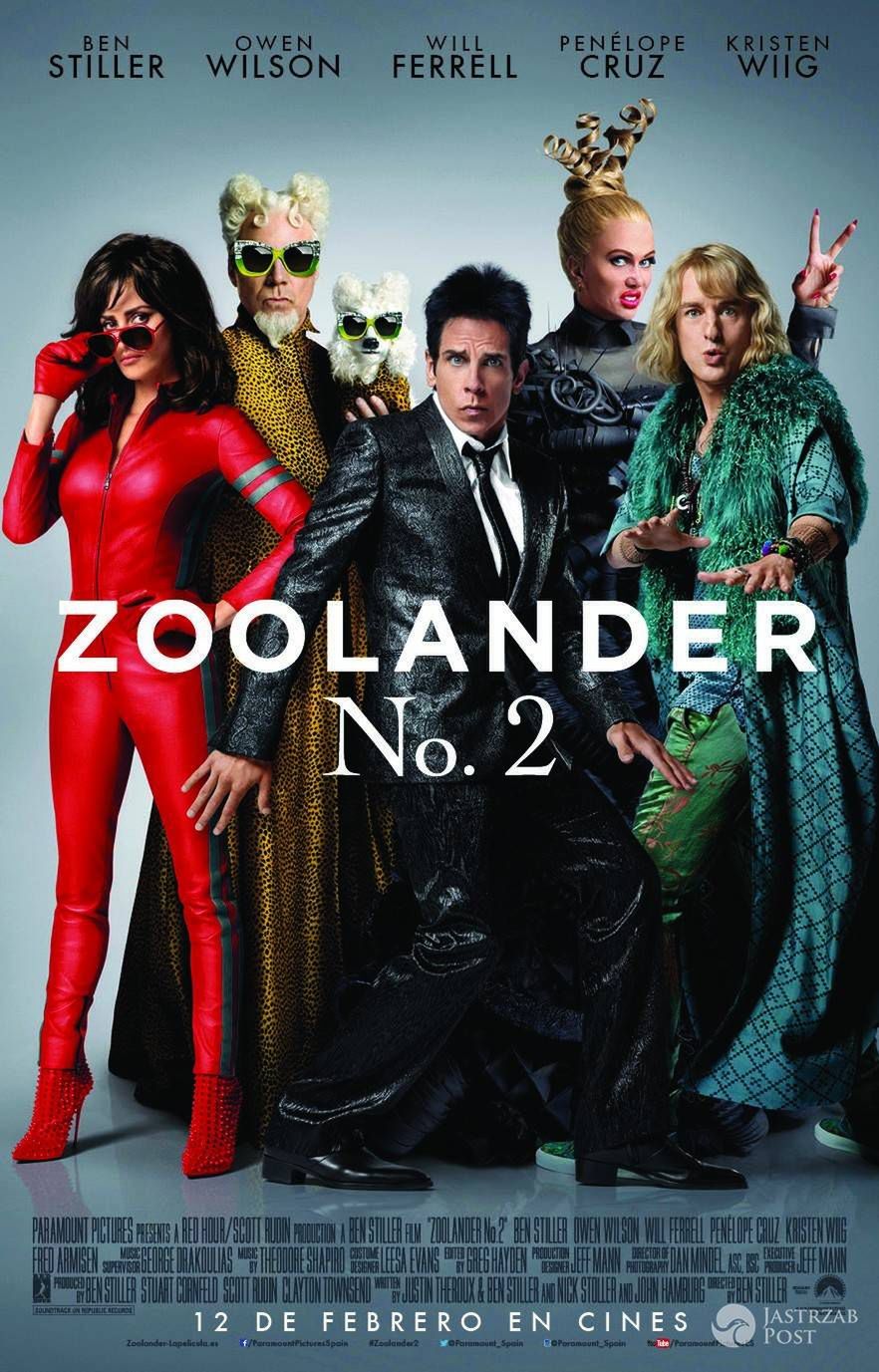 "Zoolander 2" - plakat filmu