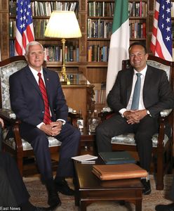 Irlandia. Mike Pence chłodno przyjęty przez Irlandczyków
