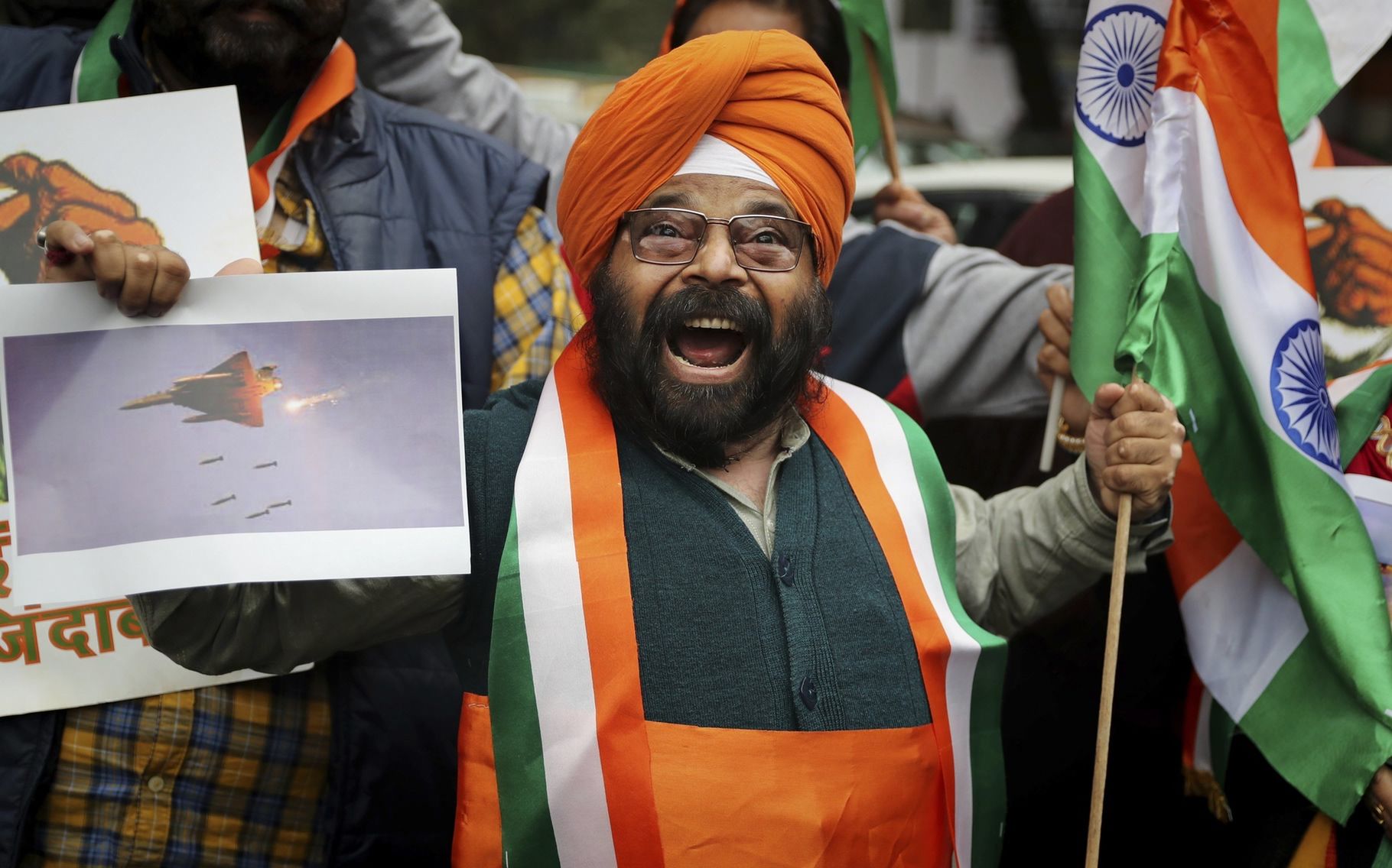 Nacjonalista w Indiach cieszy się z ataku na Pakistan