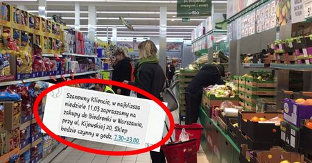 SMS-ami w zakaz handlu. Dyskont informuje klientów o otwartych sklepach