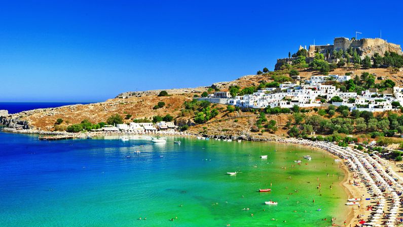 Na Rodos nie można ominąć Lindos