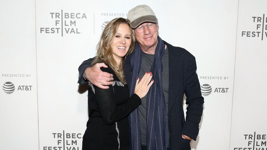 Richard Gere z żoną Alejandrą Silvą