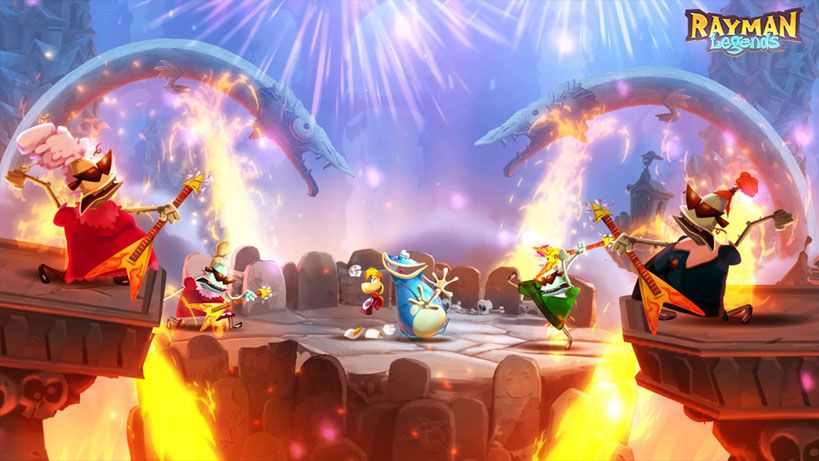 Rayman Legend w wersji na Vitę z kilkoma fajnymi opcjami zabawy