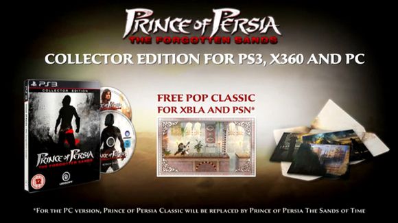 PoP: Classic w edycji kolekcjonerskiej Prince of Persia: Zapomniane Piaski