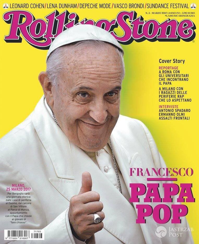Papież Franciszek na okładce Rolling Stone