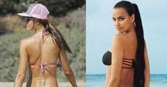 Gwiazdy w bikini eksponują swoje ponętne kształty