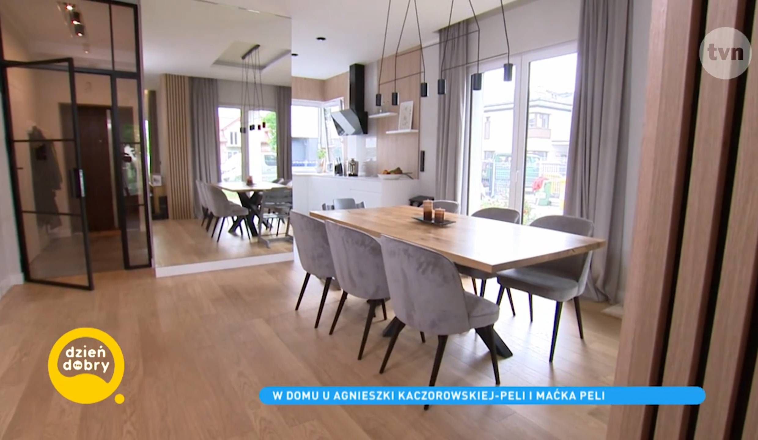 Agnieszka Kaczorowska i Maciej Pela pokazali jadalnię
