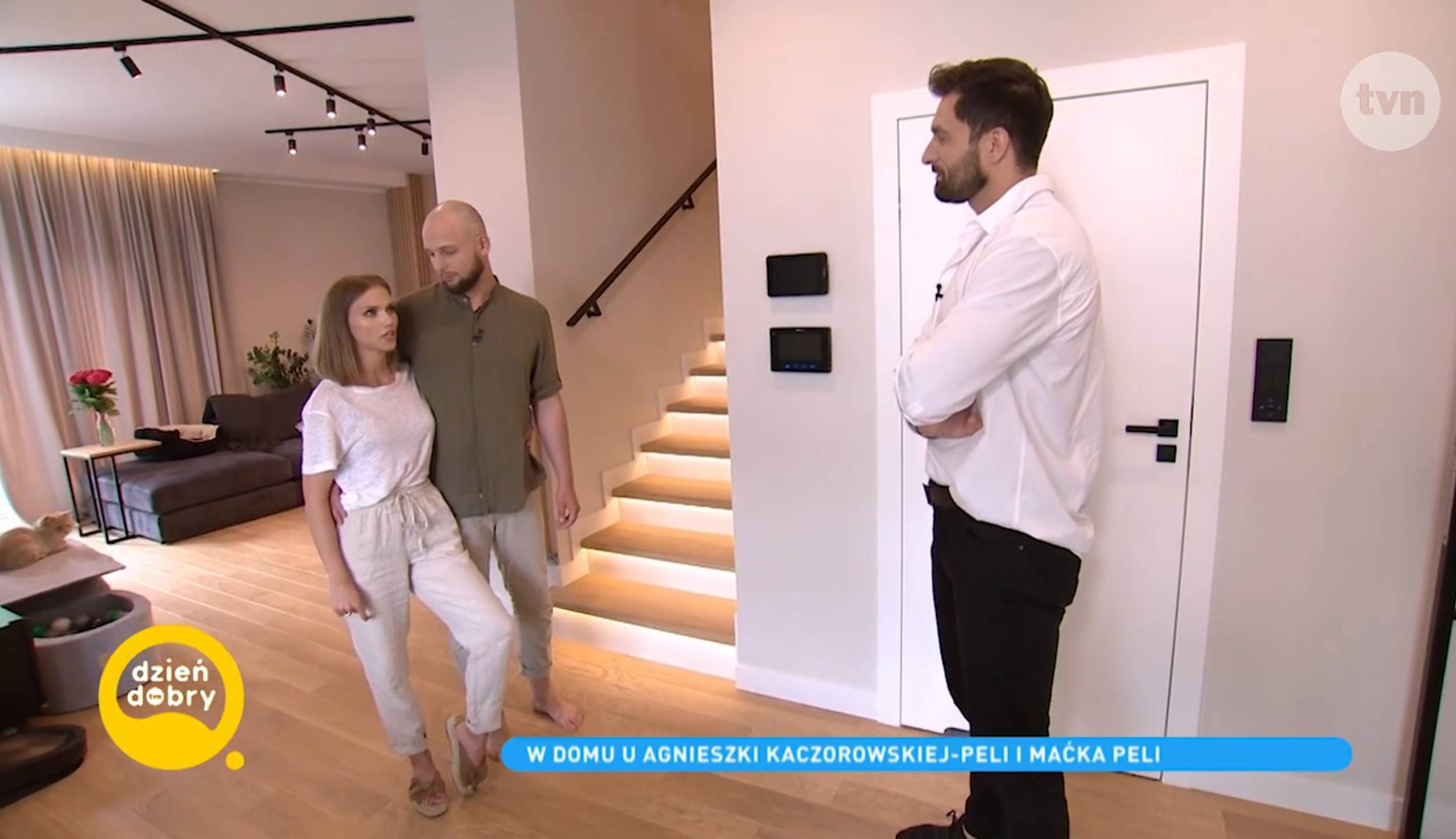 Agnieszka Kaczorowska i Maciej Pela w Dzień Dobry TVN