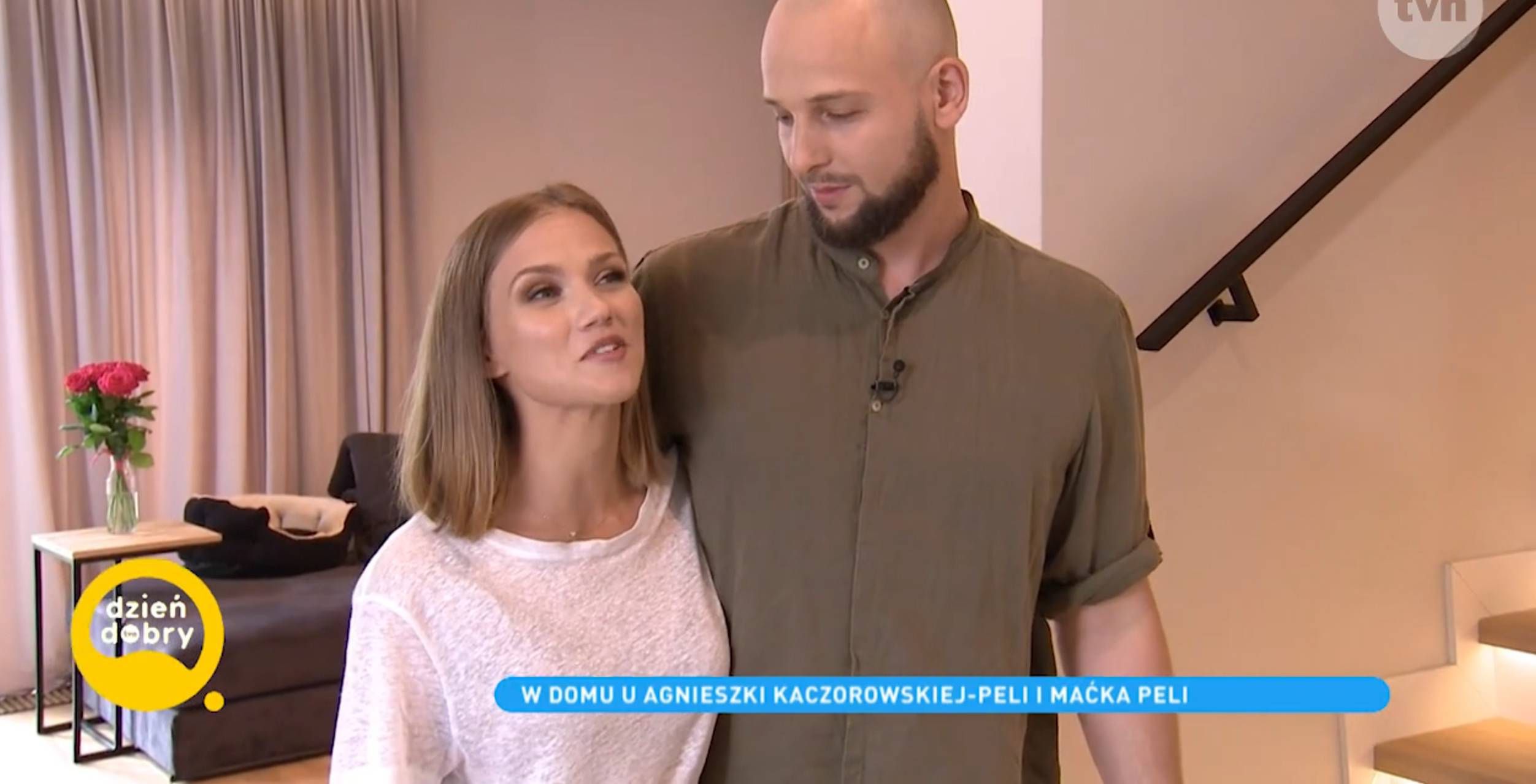 Agnieszka Kaczorowska i Maciej Pela w Dzień Dobry TVN