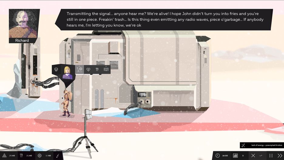 Praca, praca, praca - nie ma lekko na zamarzniętej planecie.