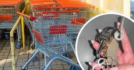 Nie muszę mieć monety, by odblokować wózek. Korzystam z tego, co i tak zawsze noszę