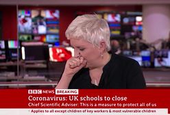 Dziennikarka BBC kaszlnęła na wizji. Prowadziła program o koronawirusie