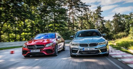 BMW M5 vs Mercedes-AMG E63 S: wielkie starcie supersedanów na Torze Kielce