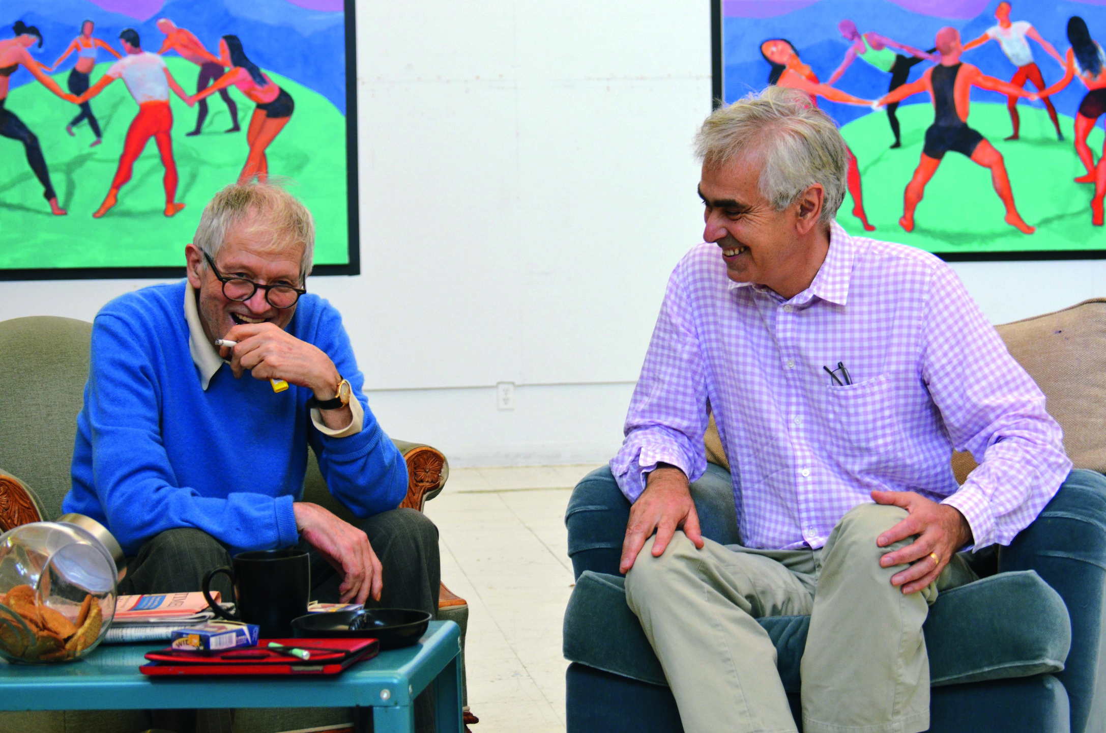 David Hockney and Martin Gayford, Los Angeles August 2014 