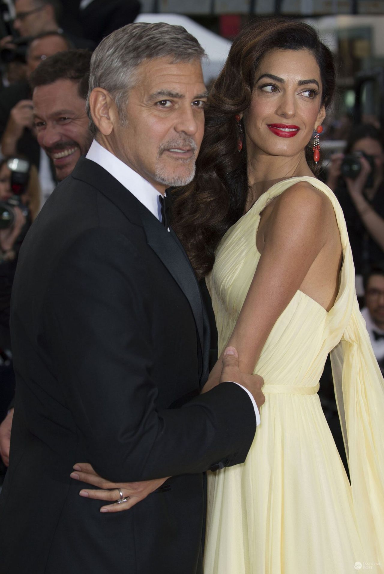 Amal Clooney i George Clooney, premiera filmu "Money Monster", festiwal w Cannes 2016 (fot. ONS)