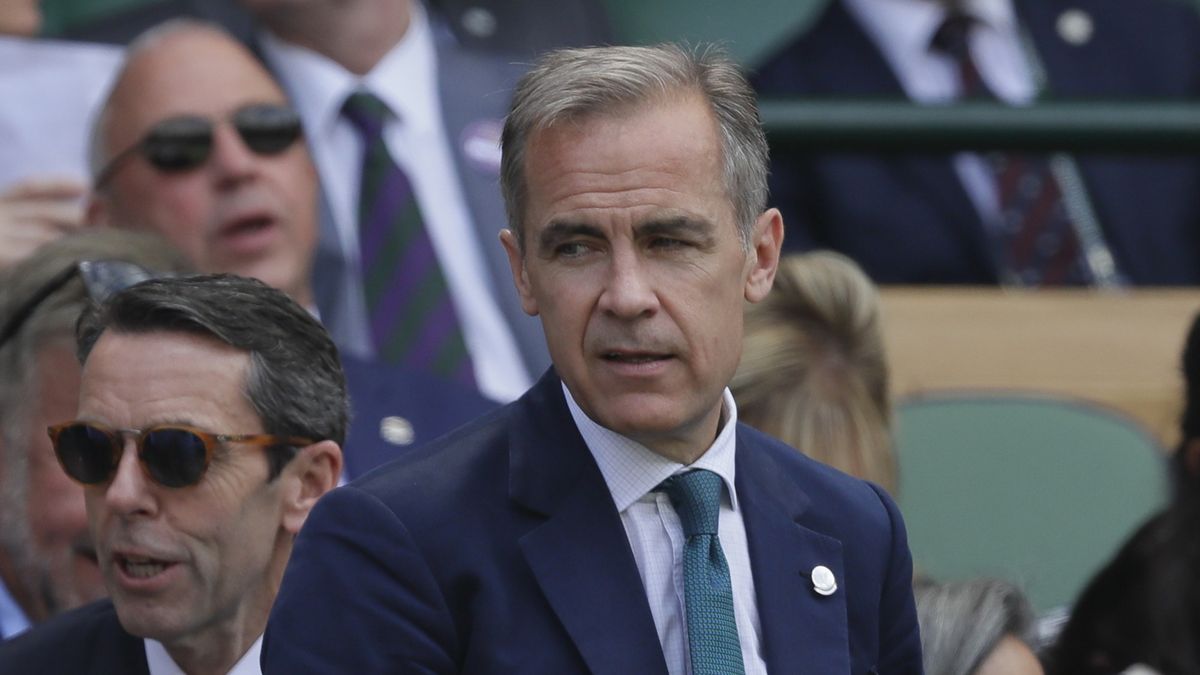 Mark Carney stoi na czele banku centralnego Anglii.