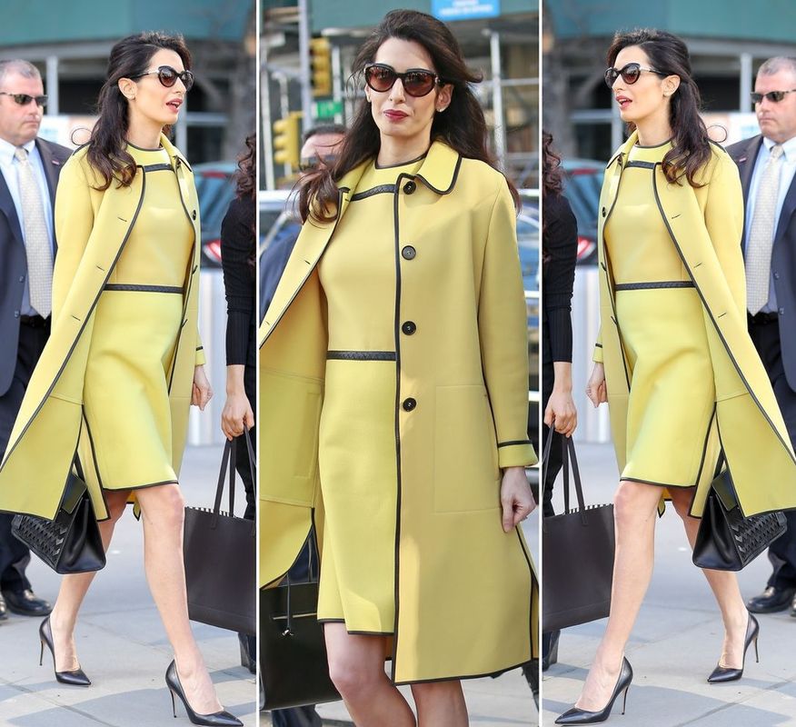 LOOK OF THE DAY: Amal Clooney jak Jackie Kennedy