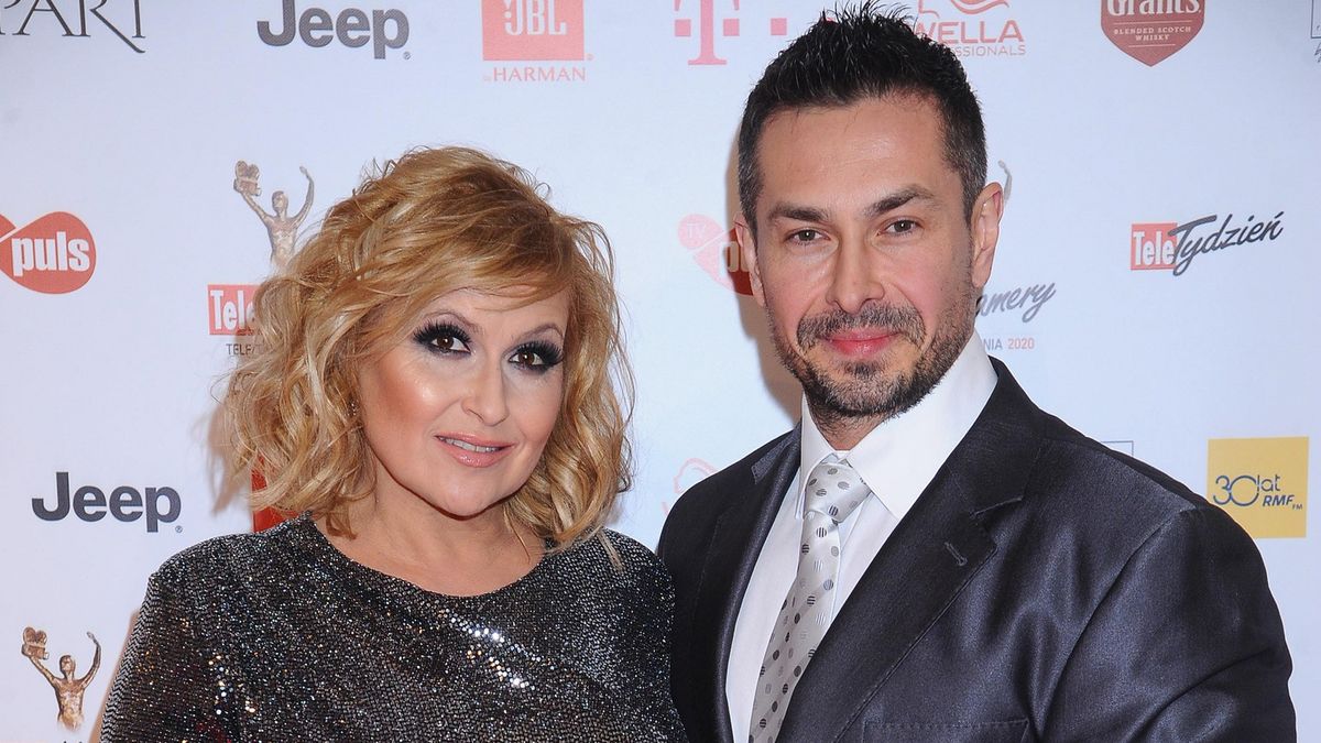 Katarzyna Skrzynecka z mężem