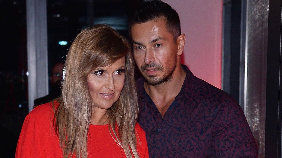 Katarzyna Skrzynecka z mężem Marcinem Łopuckim