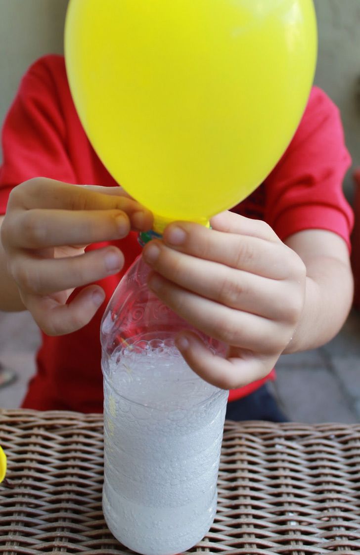 Balloon Inflated with Baking Soda and Vinegar
