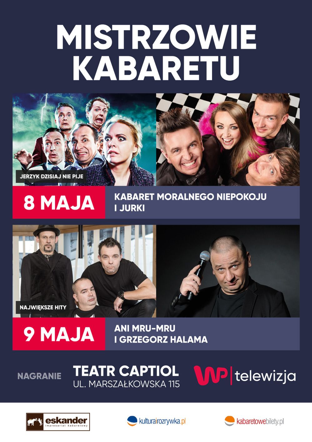 "Mistrzowie Kabaretu" w Teatrze Capitol