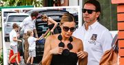 Małgorzata Rozenek i Radosław Majdan odprowadzają dzieci do szkoły. Perfekcyjna stylizacja gwiazdy? [PAPARAZZI]