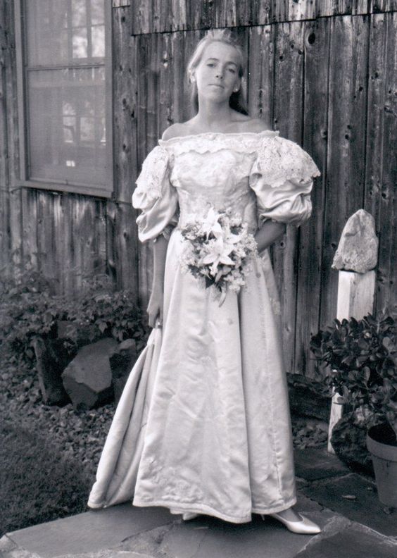 Panna młoda w 120 letniej sukni ślubnej, fot. Pinterest