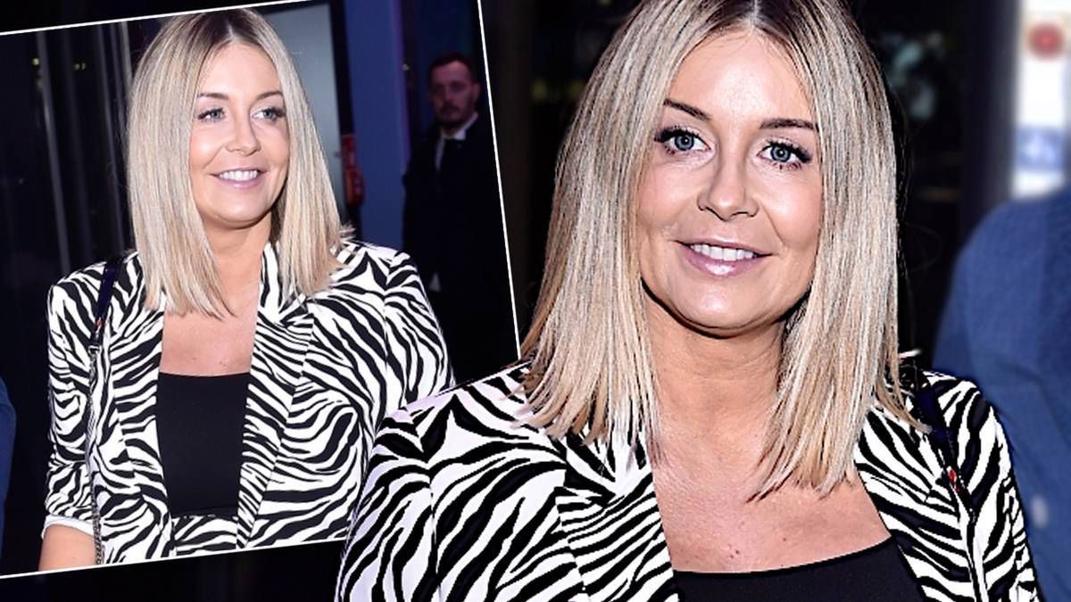 Małgorzata Rozenek w garniturze w zebrę