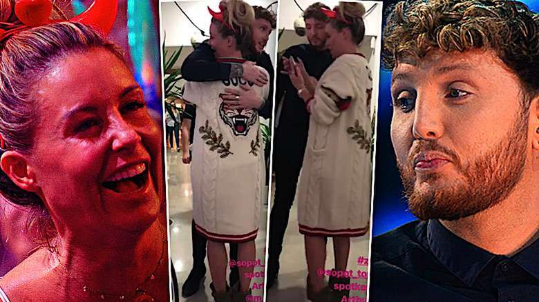 Małgorzata Rozenek i James Arthur w Sopocie