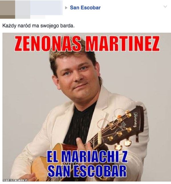 Artysta dobrze znany na San Escobar