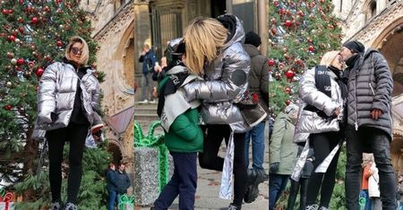 Małgorzata Rozenek w srebrnej kurtce błyszczy na świątecznym jarmarku w Berlinie (FOTO)