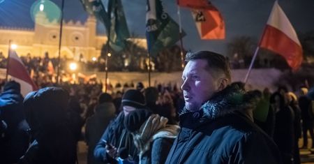 Wojewoda lubelski na marszu ONR. "Tak PiS walczy z ultraprawicą"