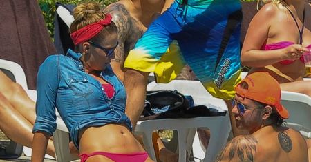Małgorzata Rozenek w bikini w Międzyzdrojach