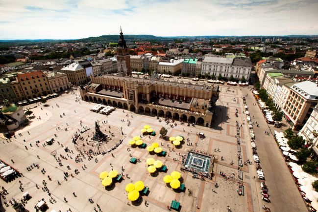 Krakowski rynek pęka od upałów