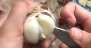 Pokazała, jak najlepiej obierać czosnek. Wideo stało się hitem