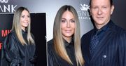 Zimowa stylizacja Rozenek na salonach: sama koszula, grube rękawiczki i sandałki z piórkami. O tej stylizacji będzie mówiło się się latami