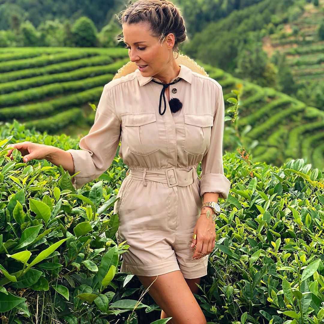 Małgorzata Rozenek w kombinezonie z H&M za 149 złotych w Chinach