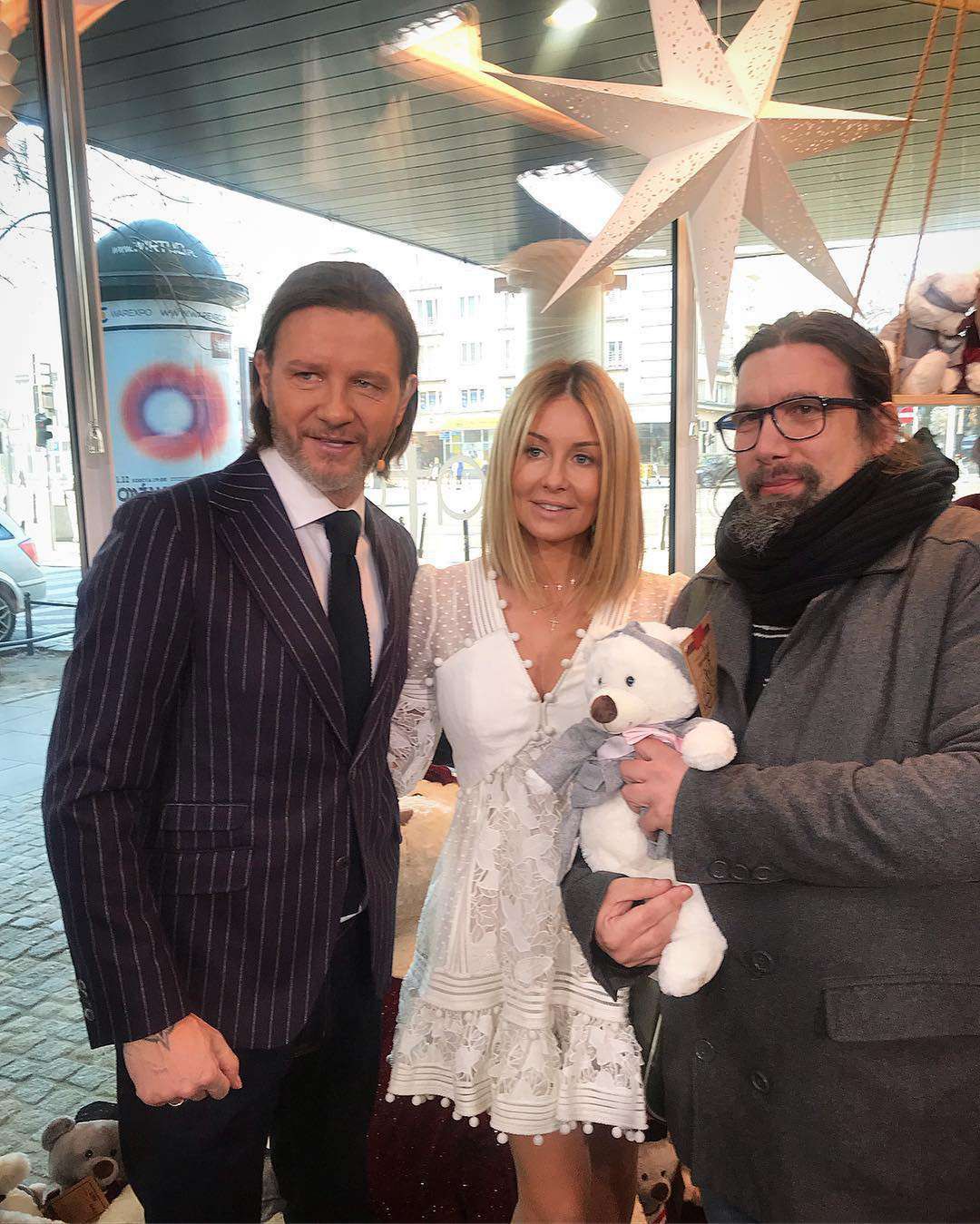 Małgorzata Rozenek i Radosław Majdan - studio Dzień Dobry TVN