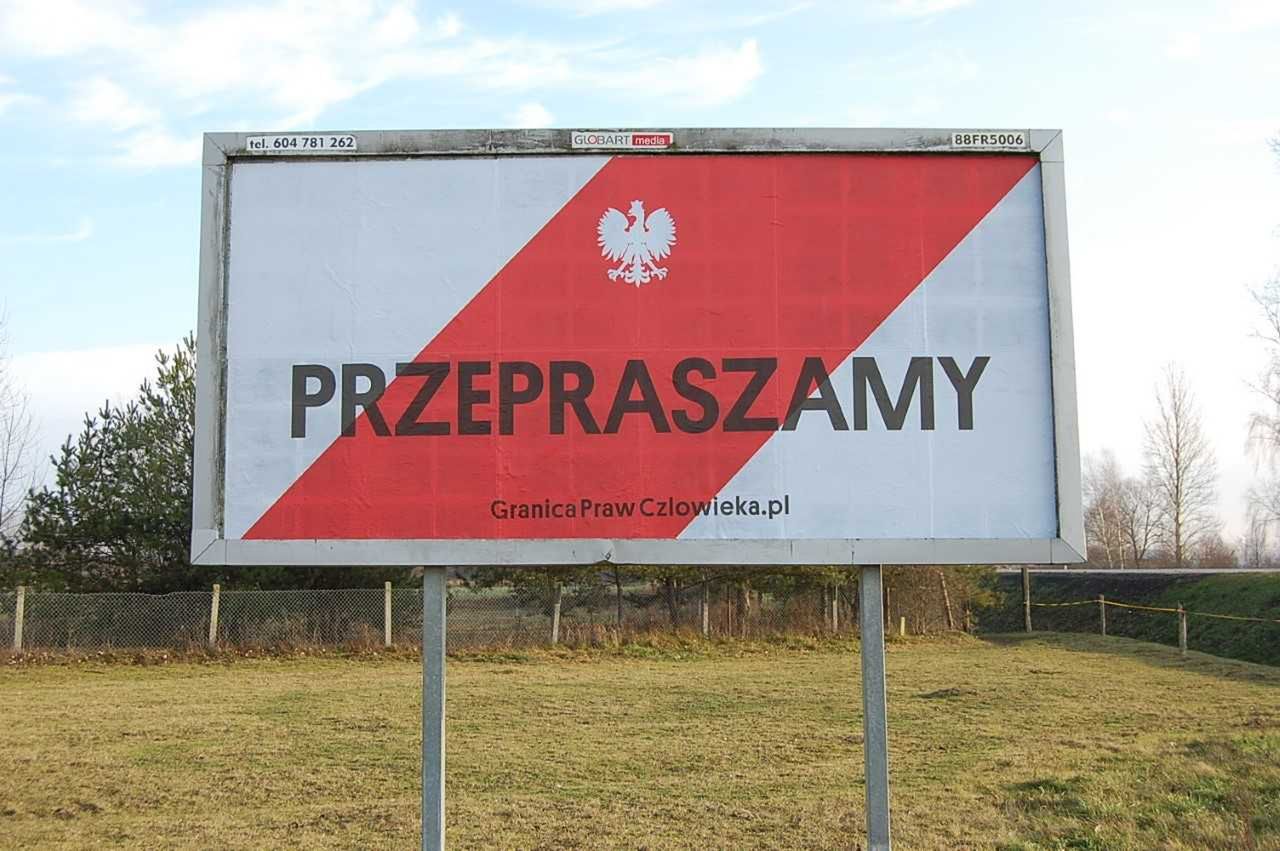 Terespol. "Przepraszamy - granica praw człowieka"