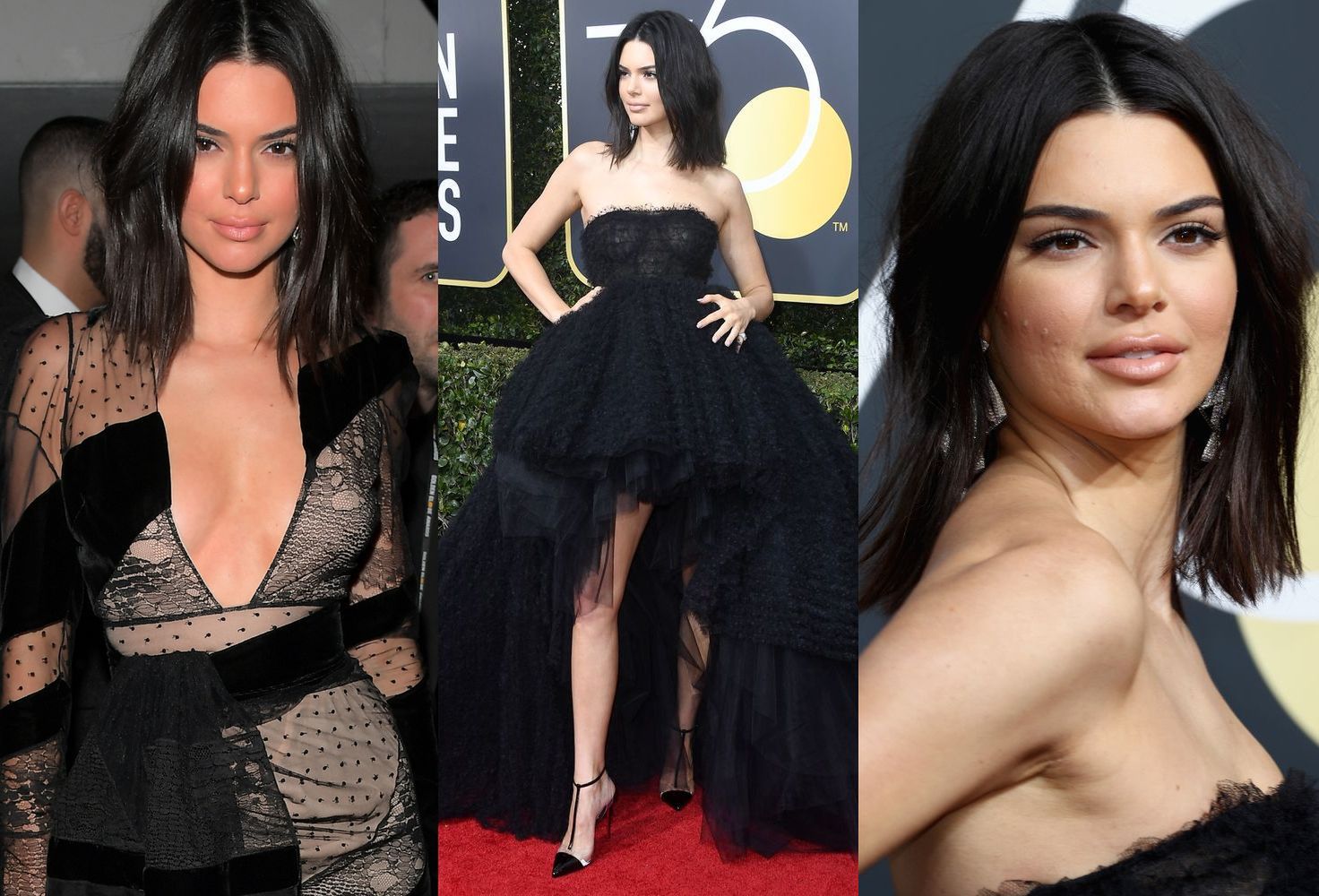 Kendall Jenner robiła co mogła, aby odwrócić uwagę od swojej twarzy. Udało jej się?