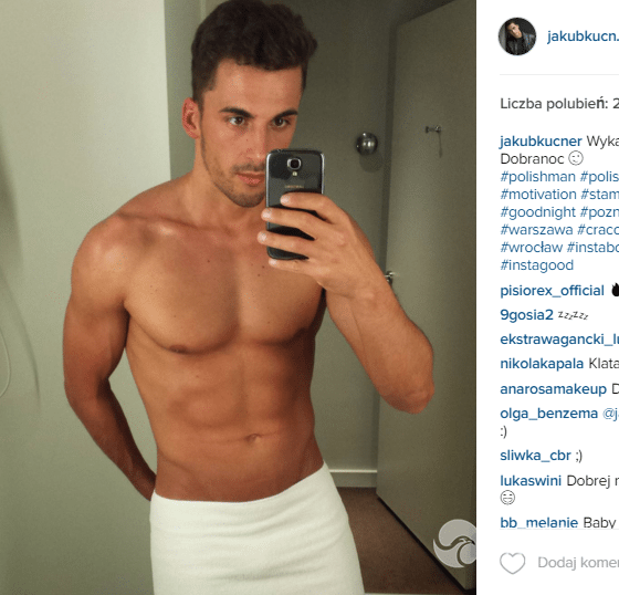 Jakub Kucner na Instagramie