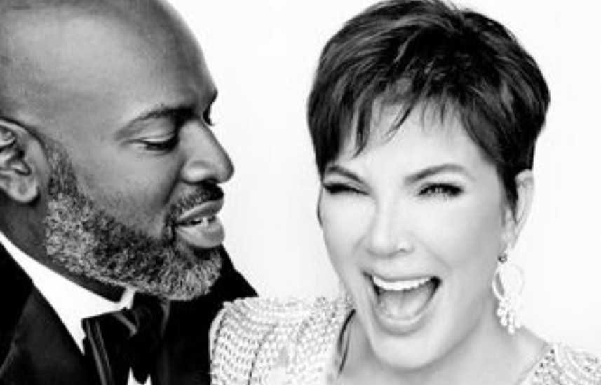 Kris Jenner i Corey Gamble  - ślub Justina Biebera i Hailey Bieber