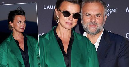 Ciężarna Kasia Sokołowska nie zwalnia tempa. Razem z partnerem brylowała na salonach. Brzuszek spory, a ona zadziwia formą