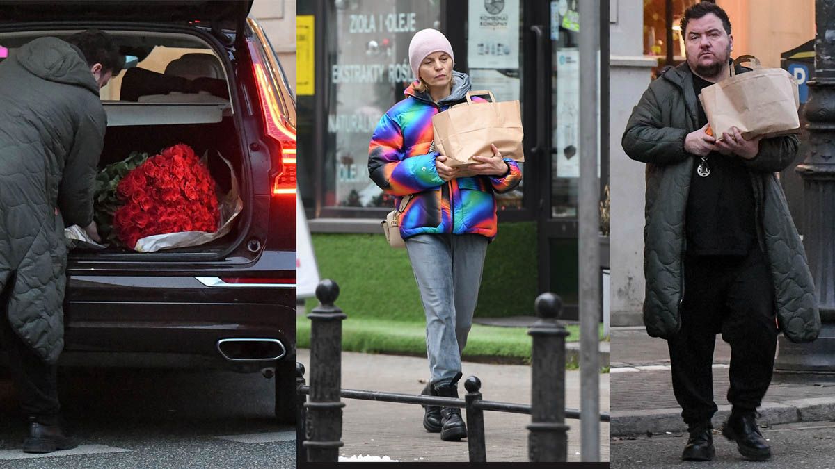 Małgorzata Foremniak z partnerem